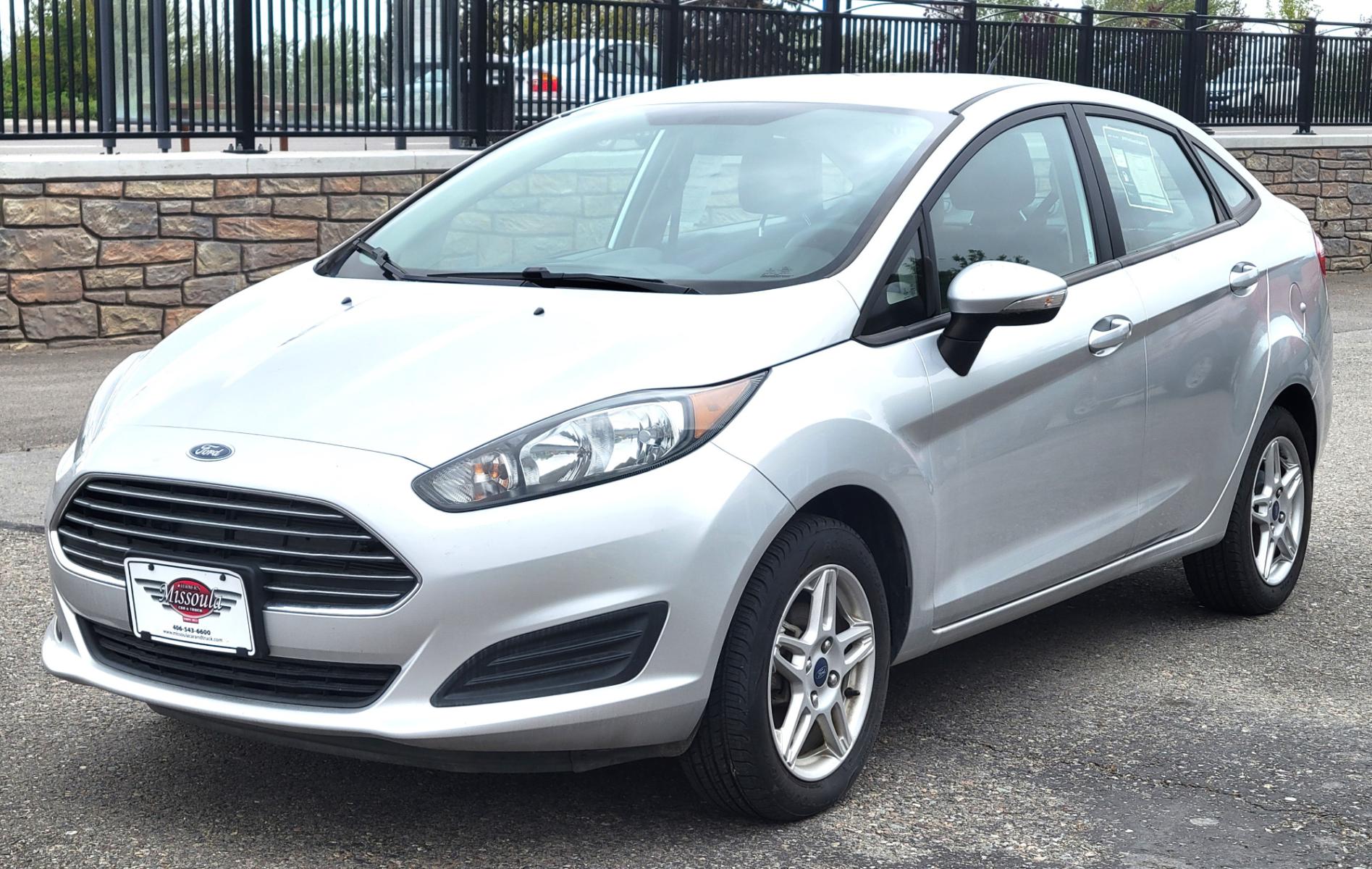 2019 Silver Ford Fiesta SE Sedan (3FADP4BJ2KM) with an 1.6L L4 DOHC 16V engine, Automatic transmission, located at 450 N Russell, Missoula, MT, 59801, (406) 543-6600, 46.874496, -114.017433 - Photo #5